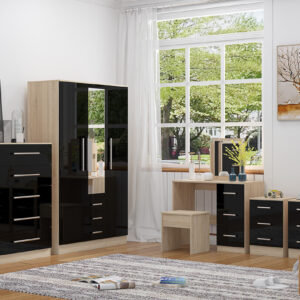 Combi 5 Piece Set Black - Image 1