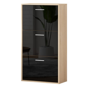 Black Three Piece Bedroom Furniture Set - Chest of Drawers Only - Image 7