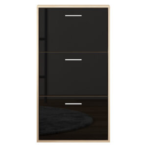 Black Three Piece Bedroom Furniture Set - Chest of Drawers Only - Image 10