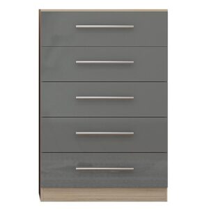 Grey Chest of Drawers - Image 3