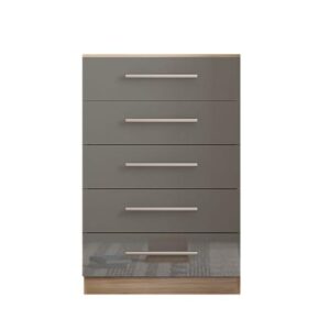 Grey Chest of Drawers - Image 4
