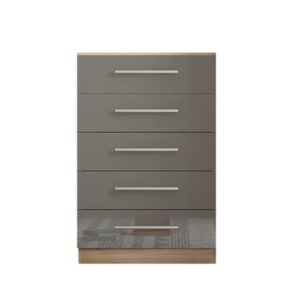 Grey Chest of Drawers - Image 2