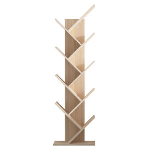 Wooden 8 Tier Zig Zag Bookshelf - Image 3