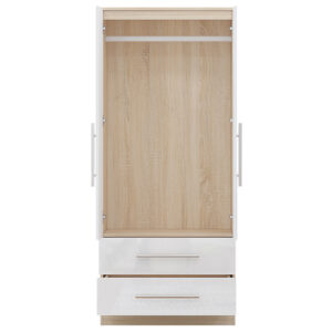 High Gloss White Trio Bedroom Set - Image 6